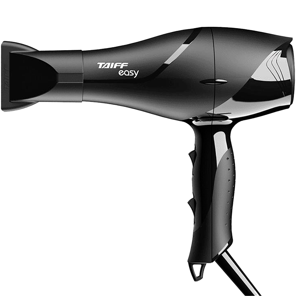 Secador De Cabelo Taiff Easy 2 Temperaturas Secagem Rápida 1700W - Preto - 110 Volts