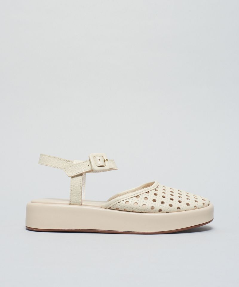 Flat Fechada Tramado - Offwhite 36 - offwhite