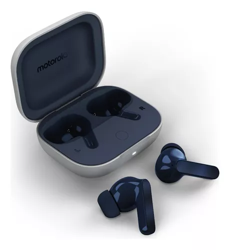 Fone de Ouvido Sem Fio Bluetooth Motorola Moto Buds Azul-Escuro