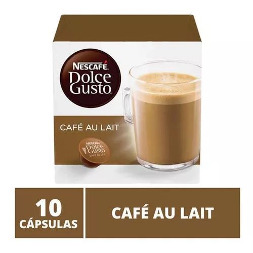 Cápsulas Café Au Lait Dolce Gusto Nestlé - 10 Unidades