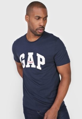 Camiseta GAP Logo Azul-Marinho