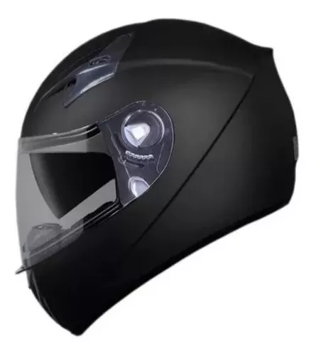 Capacete Moto Ebf Xtroy Solid Com Óculos Solar E Narigueira