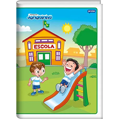 (R$ 2,21 cada) Caderno Brochura 1/4, Jandaia 00407-77, Multicor, Pacote com 20 Unidades