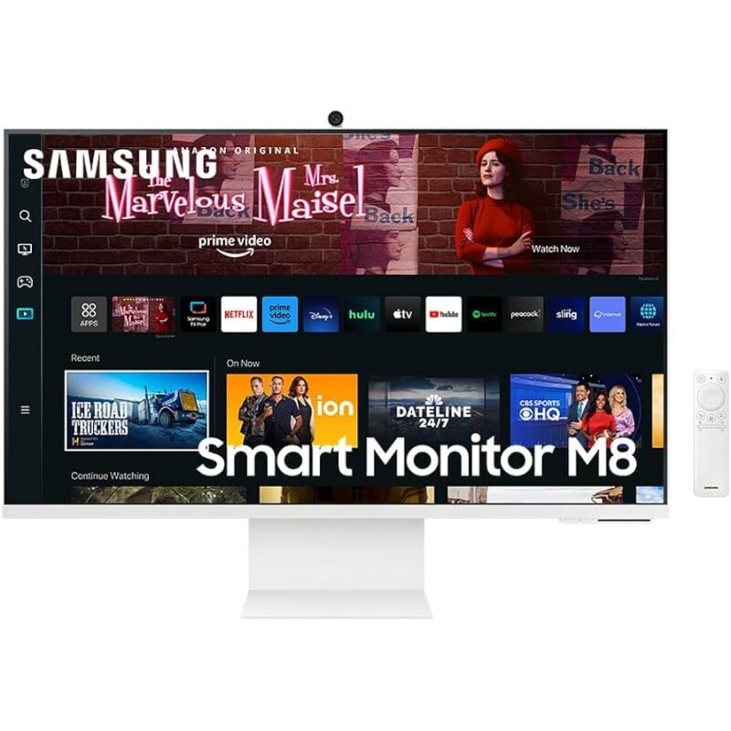 Monitor Smart Samsung 32" UHD Plataforma Tizen HAS Alexa M8 2023 - LS32CM801ULXZD