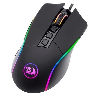 Mouse Gamer Redragon Lonewolf 2 Pro M721-PRO RGB 10 Botões 32000DPI