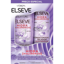 Kit Shampoo 400ml + Condicionador 400ml Elseve L'Oréal Paris