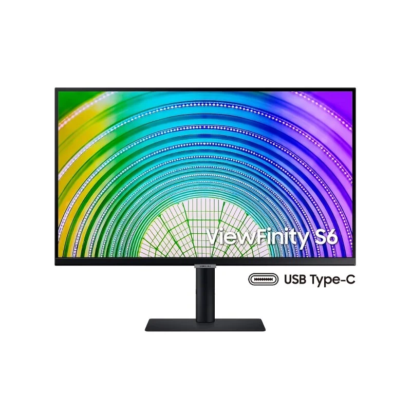 Monitor QHD Samsung 27" HDMI Display Port USB USB-c 90W LAN HAS Preto - LS27A600UULXZD