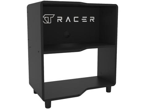 Estante Gamer 1 Prateleira XT Racer Force One Preto e Branco