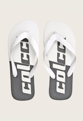 Chinelo Colcci Logo Branco