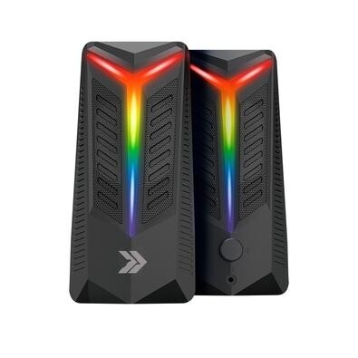 Caixa de Som Gamer KBM! GAMING CSG120 RGB AUX Drive de 45mm RMS 10W - KGCSG120