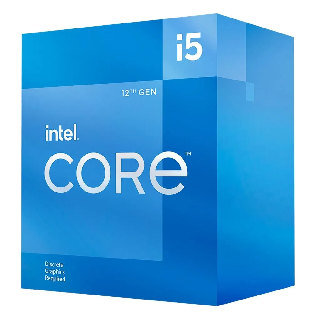 Processador Intel Core i5-12400F, 2.5GHz (4.4GHz Max Turbo)