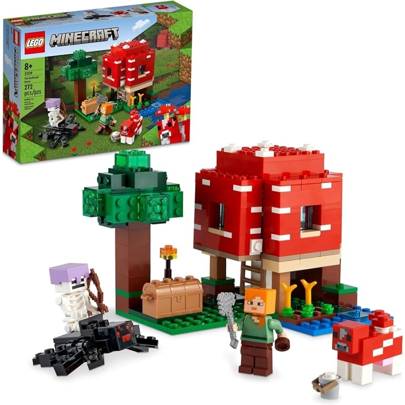 LEGO Minecraft A Casa Cogumelo 21179 Kit Incrível (272 Peças)