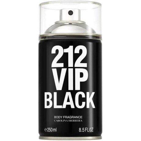 Body Spray Carolina Herrera 212 Vip Black - 250ml