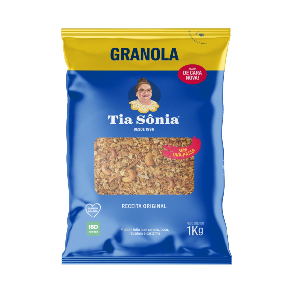 Granola Tradicional Sem Uva Passa 1kg