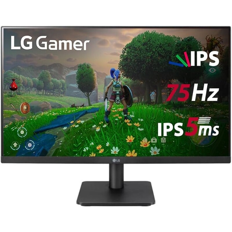 Monitor LG 23,8" Full HD LED IPS 75Hz 5ms Preto - 24MP400B