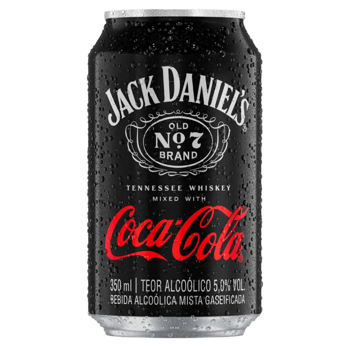 Bebida Mista Alcoólica Gaseificada Old No. 7 Jack Daniel s e Coca-Cola 350ml