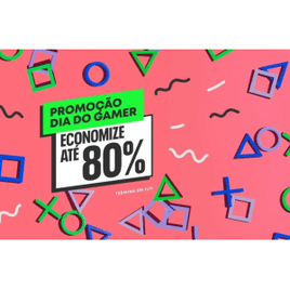 Seleção de Jogos com até 80% de Desconto - Promoção Dia do Gamer