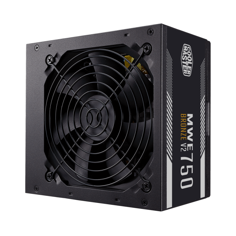 Fonte Cooler Master MWE 750 BRONZE - V2 750w 80 Plus Bronze PFC Ativo MPE-7501-ACAAW-BBR