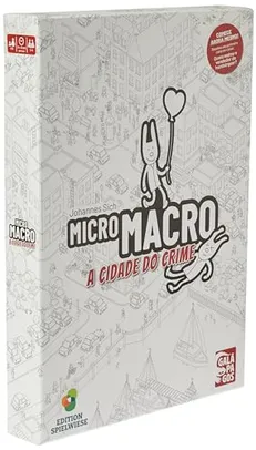 [ PRIME ] Jogo Galápagos MicroMacro: A Cidade do Crime, Jogo de Tabuleiro para Amigos, 1-4 jogadores, 15-45 minutos por partida