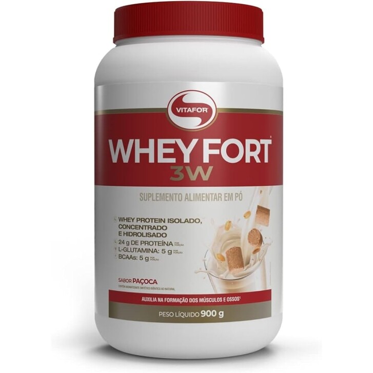 Whey Protein Fort 3W Vitafor 900g