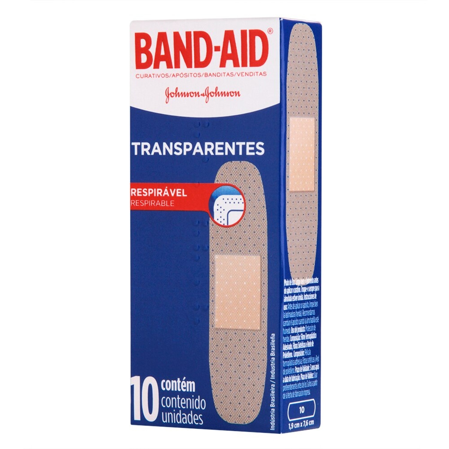 Curativo Band-Aid Transparente 10 Unidades