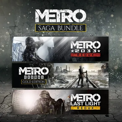 Trilogia Metro com todas as DLCs - PS4 & PS5