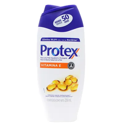 [Regional] Sabonete Líquido Antibacteriano para Corpo Protex Nutri Protect Vitamina E 250ml