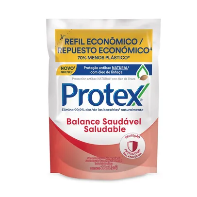 [Regional] Leve 3 Pague 2 - Refil para Sabonete Líquido Antibacteriano Para as Mãos Protex Balance 200 ml