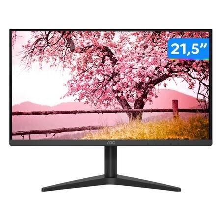 Monitor AOC B1 21.5" LED 6,5ms 75Hz FHD LowBlue Mode/FlickerFree VGA/HDMI - 22B1HM5