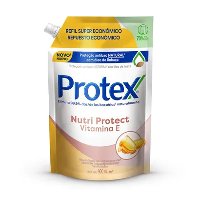 [Regional] Leve 3 Pague 2 Sabonete Líquido para as Mãos Protex Nutri Protect Vitamina E 900ml