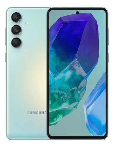 Smartphone Samsung Galaxy M55 5G 256GB 8GB RAM, Tela 6.7 Super AMOLED 120Hz, NFC, Áudio Estéreo, Carregamento Super Rápido 45W, Snapdragon® 7Gen1