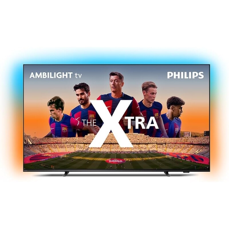 Smart TV 75" Mini LED 4K 120HZ Philips THE XTRA Google TV Ambilight P5 DTS Play-Fi Freesync Dolby Vision Atmos - 75PML9118/78