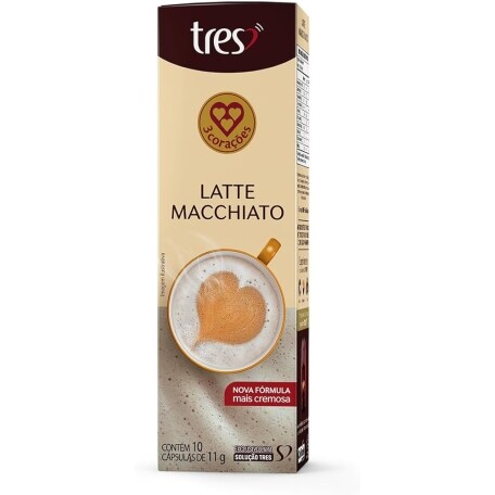 Cápsula de Café 3 Corações Tres Latte Macchiato - 10 Unidades