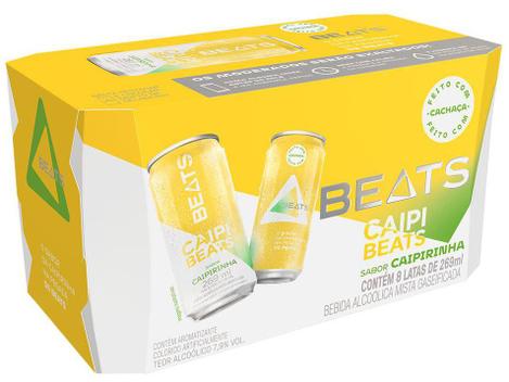 Drink Pronto Beats Caipirinha Lata 269ml 8 Unidades