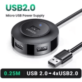 HUB Adaptador USB 4 Portas Ugreen