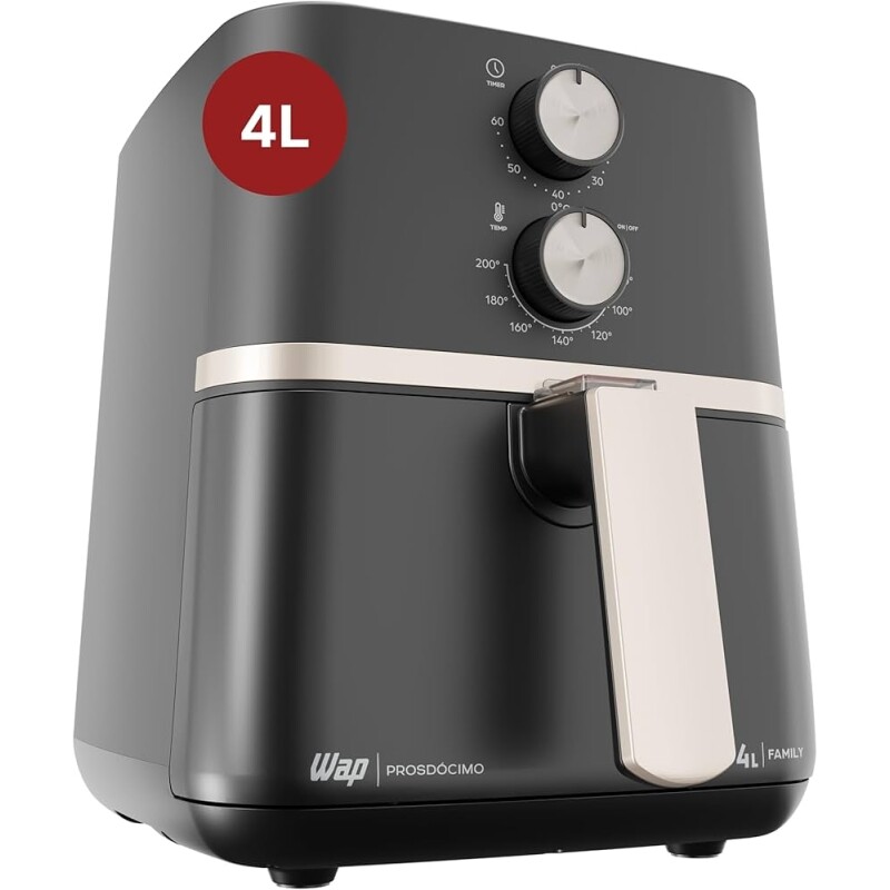 Fritadeira Elétrica Wap Air Fryer Family 1500W 4 Litros