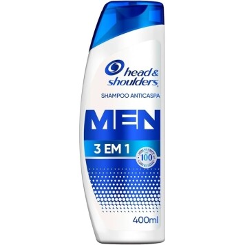 2 Unidades Shampoo Head & Shoulders Men 3Em1 400Ml