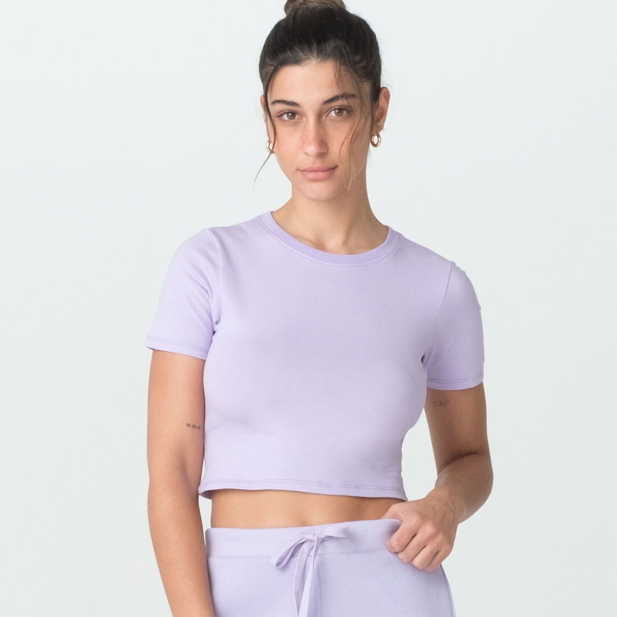 Blusa Fila Cropped Basic Feminina