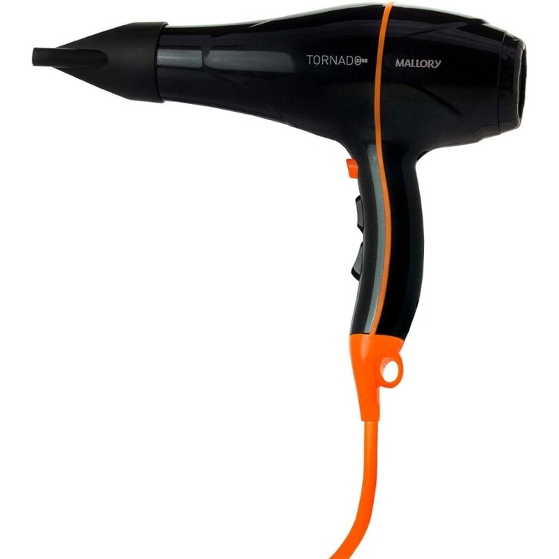 Secador de Cabelo Profissional Mallory Tornado 127v Preto