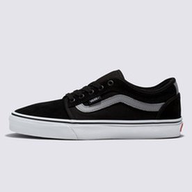 Tênis Skate Chukka Low Sidestripe Black Gray White