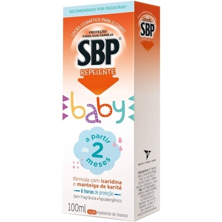 Sbp - Baby Loção Repelente Corporal Infantil 100ml