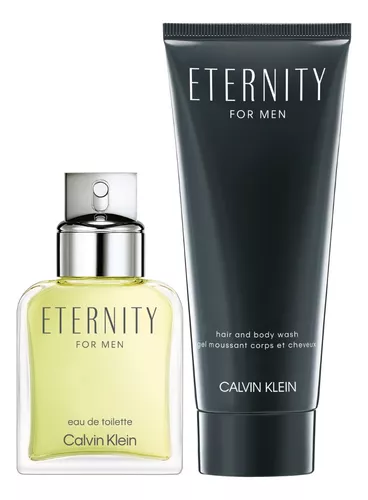 Calvin Klein Eternity for Men Kit CK Eternity For Men EDT 50ml + Gel de Banho 100ml Eternity for men EDT 50ml para mascu