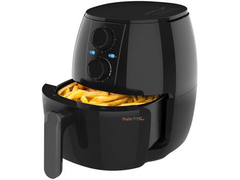 Cadence Air Fryer, Fritadeira Elétrica Sem Óleo, Pratic Fryer, 3Litros, Preta, 110V/220V