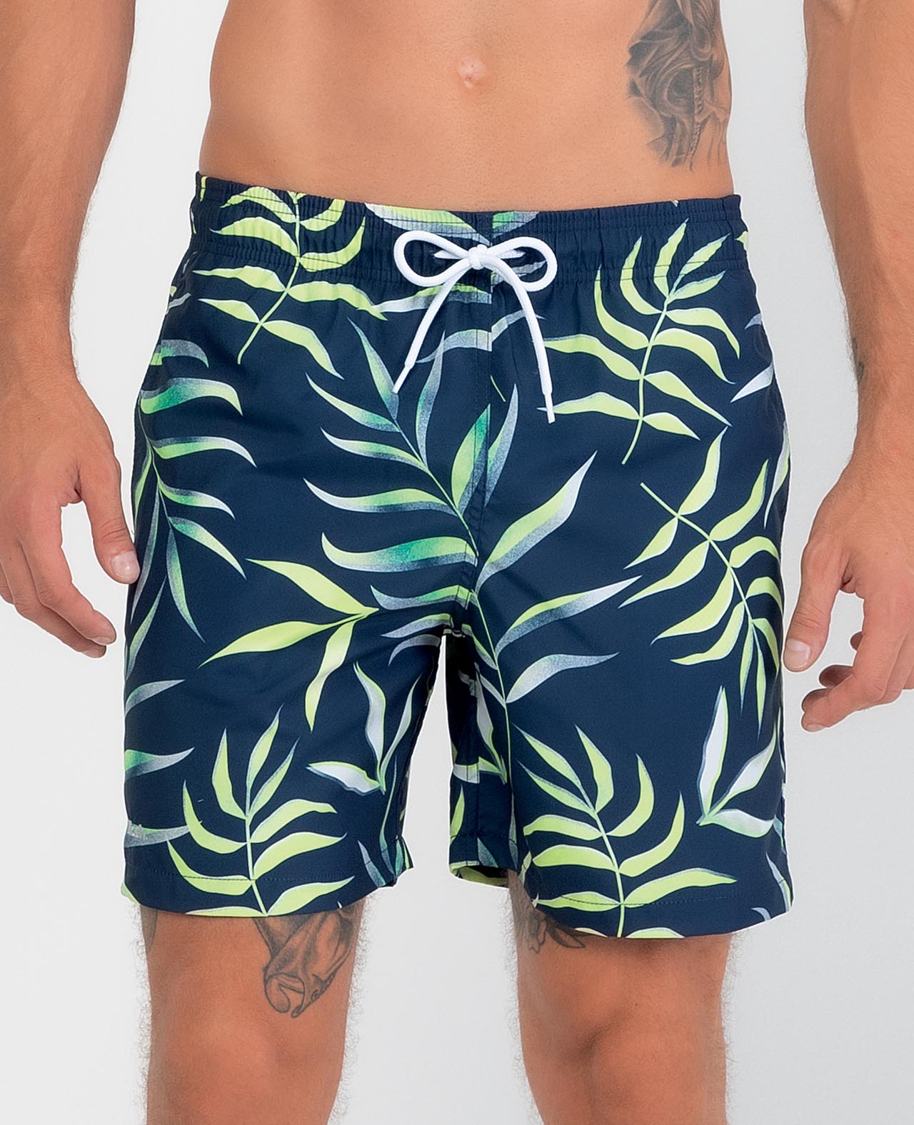 Short Praia Estampado Folhagem - Mash