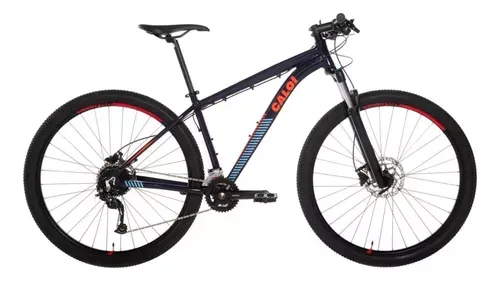 Bicicleta Mtb Caloi Moab - Câmbio Shimano Alívio 18v, Freio Hidráulico Shimano MT200, Suspensão Suntour XC32 Air