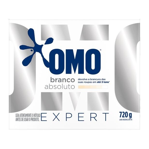 Sabão em Pó Omo Branco Absoluto Expert sem Perfume - 720g