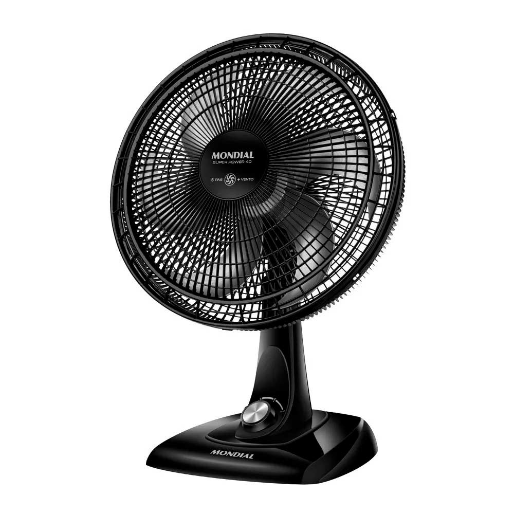 Ventilador de Mesa 40cm 6 Pás Mondial VSP-40-B