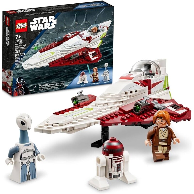 LEGO Star Wars Caça Estelar Jedi de Obi-Wan Kenobi 75333 282 Peças - 6378938