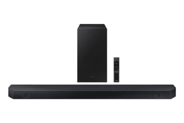 [Prime] Soundbar Samsung HW-Q600C, com 3.1.2 canais, Bluetooth, Subwoofer sem fio, Dolby Atmos e Acoustic Beam.