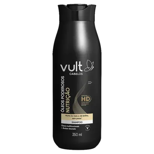 Shampoo Vult Cabelos Óleos Poderosos Nutrição Frasco 350ml